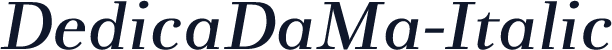 DedicaDaMa-Italic