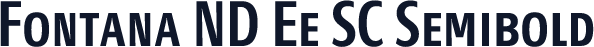 Fontana ND Ee SC Semibold