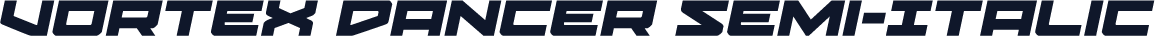 Vortex Dancer Semi-Italic