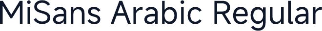 MiSans Arabic Regular