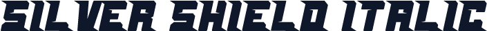 Silver Shield Italic
