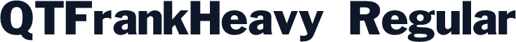 QTFrankHeavy Regular