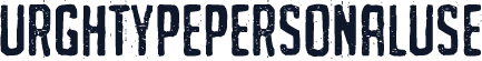 URGHTYPEPERSONALUSE