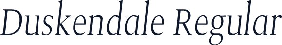 Duskendale Regular