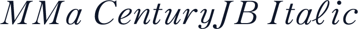 MMa CenturyJB Italic