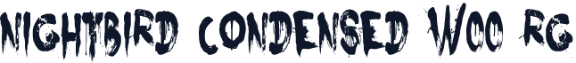 Nightbird Condensed W00 Rg