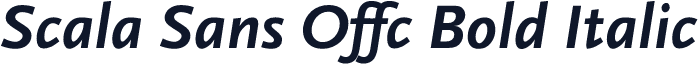 Scala Sans Offc Bold Italic