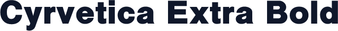 Cyrvetica Extra Bold