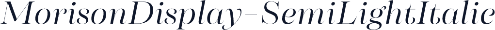 MorisonDisplay-SemiLightItalic