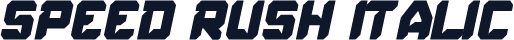 Speed Rush Italic