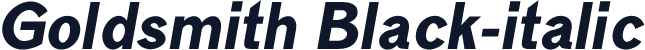 Goldsmith Black-italic