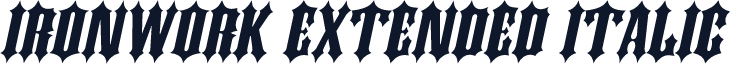 Ironwork Extended Italic