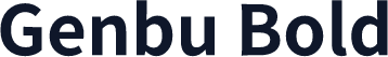Genbu Bold