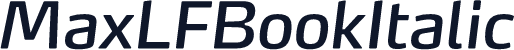 MaxLFBookItalic
