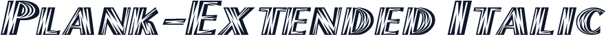 Plank-Extended Italic