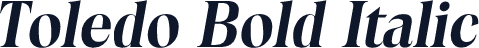 Toledo Bold Italic