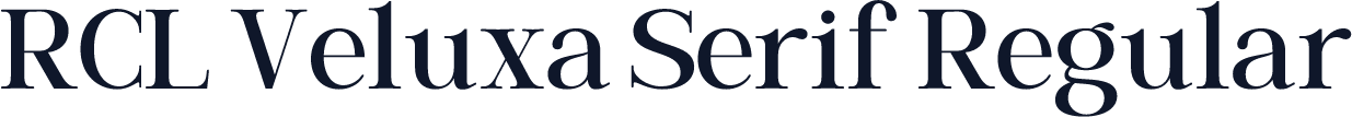 RCL Veluxa Serif Regular