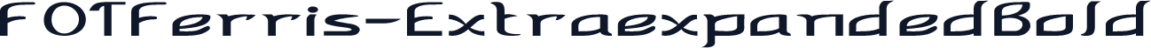 FOTFerris-ExtraexpandedBold
