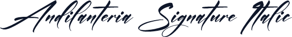 Andilanteria Signature Italic