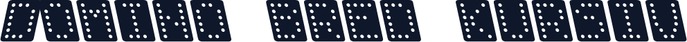 Domino bred kursiv