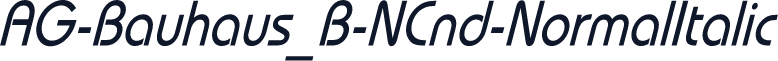 AG-Bauhaus_B-NCnd-NormalItalic