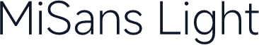 MiSans Light