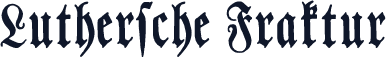 Luthersche Fraktur