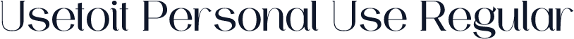 Usetoit Personal Use Regular