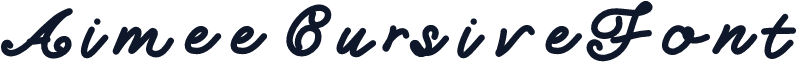 AimeeCursiveFont