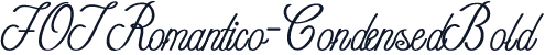 FOTRomantico-CondensedBold
