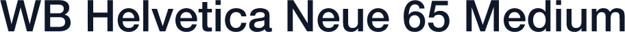 WB Helvetica Neue 65 Medium