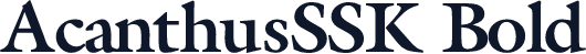 AcanthusSSK Bold
