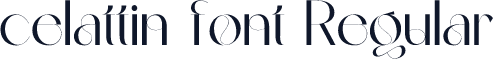 celattin font Regular