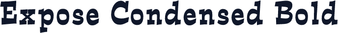 Expose Condensed Bold