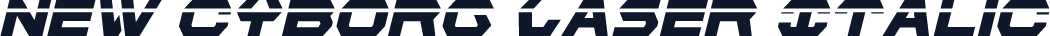 New Cyborg Laser Italic