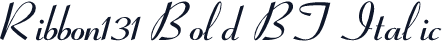 Ribbon131 Bold BT Italic