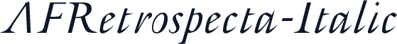 AFRetrospecta-Italic