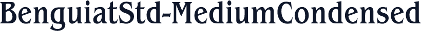 BenguiatStd-MediumCondensed