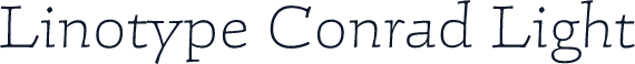 Linotype Conrad Light