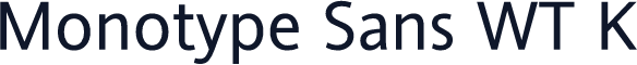 Monotype Sans WT K