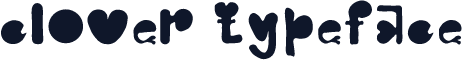 clover typeface
