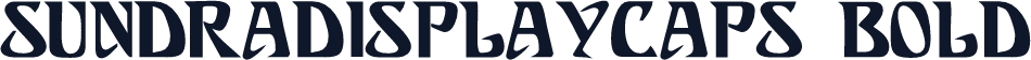 SundraDisplayCaps Bold