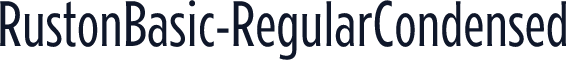 RustonBasic-RegularCondensed
