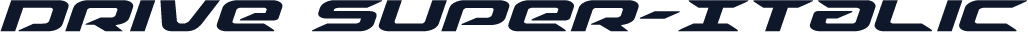 Drive Super-Italic