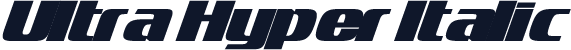 Ultra Hyper Italic