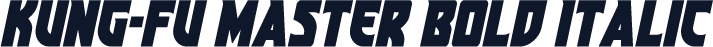 Kung-Fu Master Bold Italic