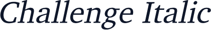Challenge Italic