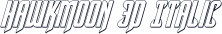 Hawkmoon 3D Italic