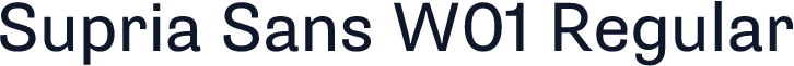 Supria Sans W01 Regular
