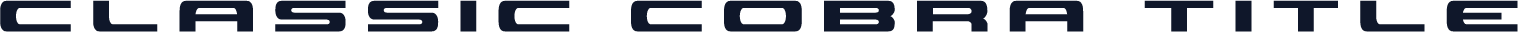 Classic Cobra Title